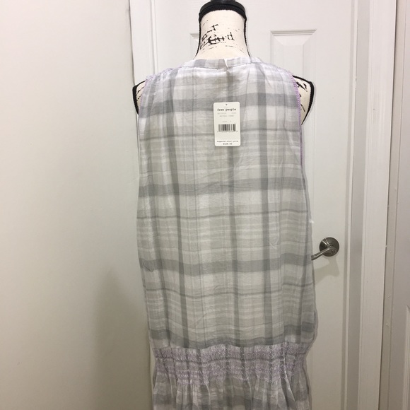 NWT Free People plaid mini dress - Picture 5 of 6